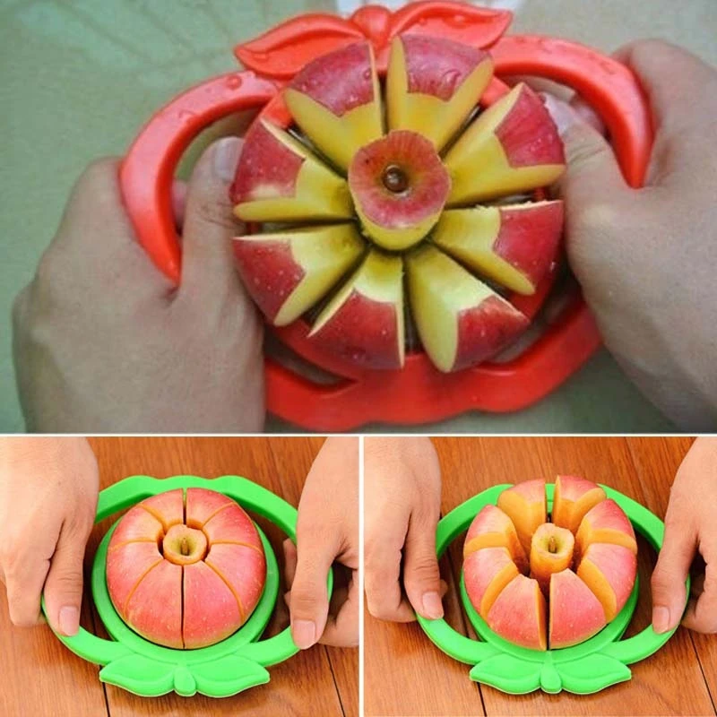 

Kitchen Assist Stainless Apple Slicer Cutter Pear Fruit Divider Tool Comfort Handle Kitchen Accessories Kitchen Tools Cutter