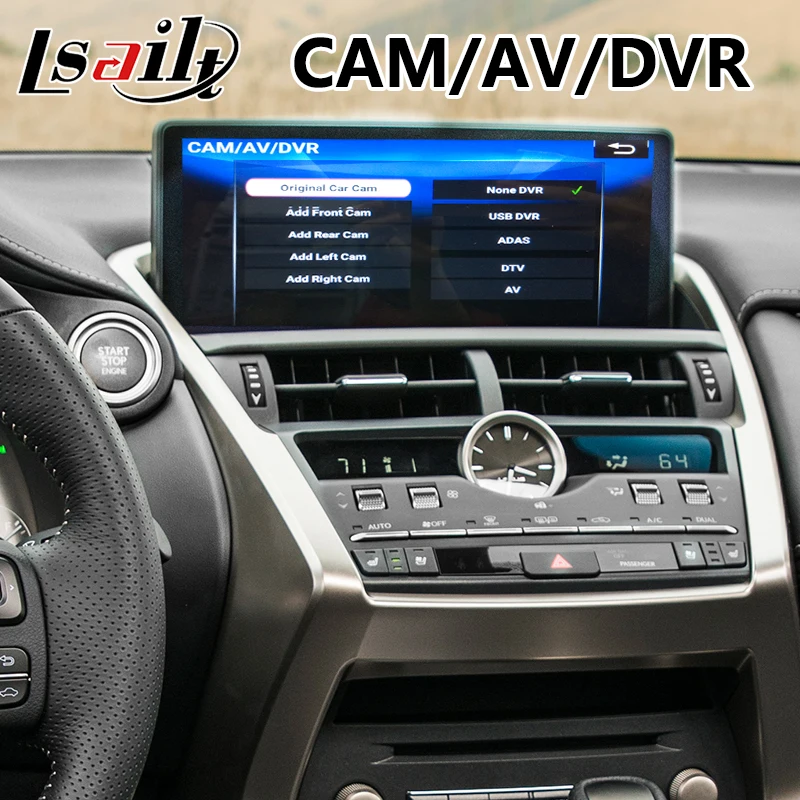 Android 7,1 видео интерфейс gps навигационная система для Lexus NX300 NX 200t- с поддержкой сенсорной панели добавить беспроводной carplay