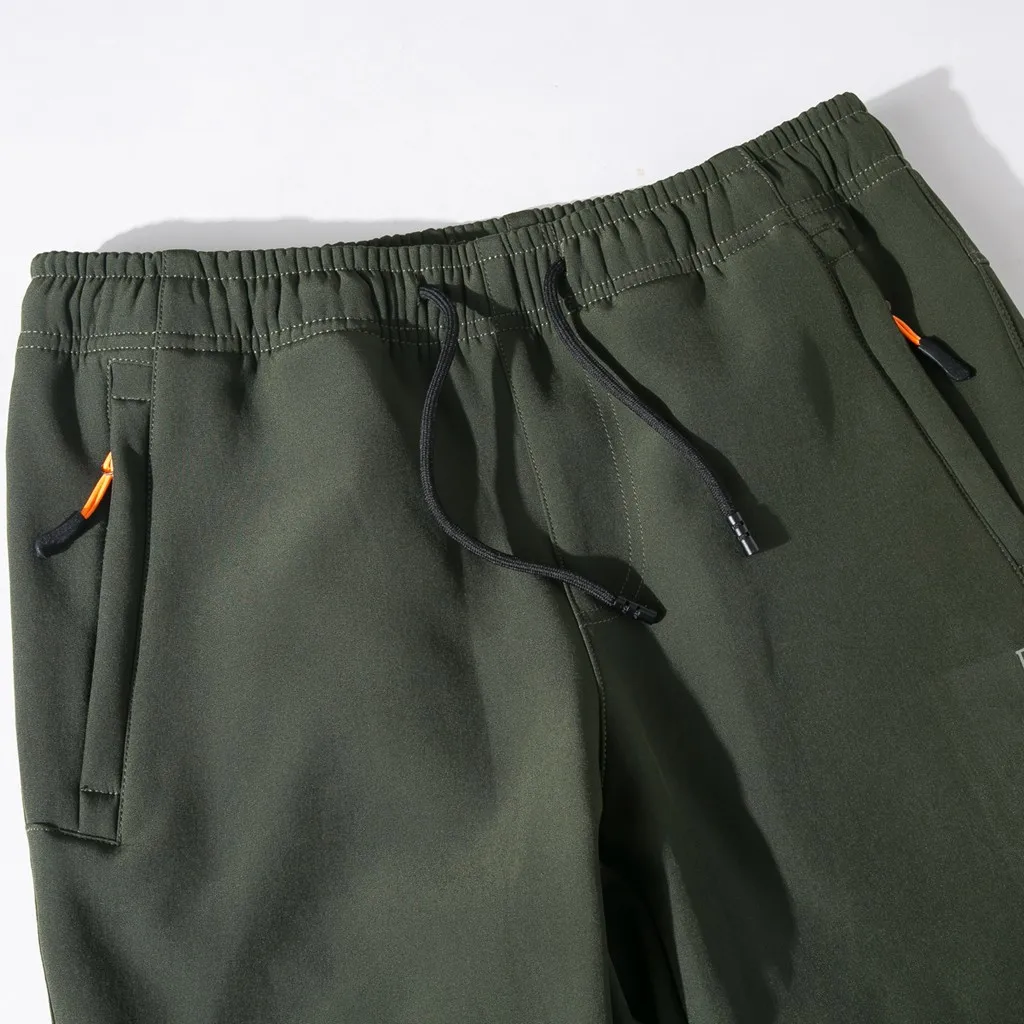 Мужские водонепроницаемые ветрозащитные штаны SAGACE Утепленные длинные брюки для