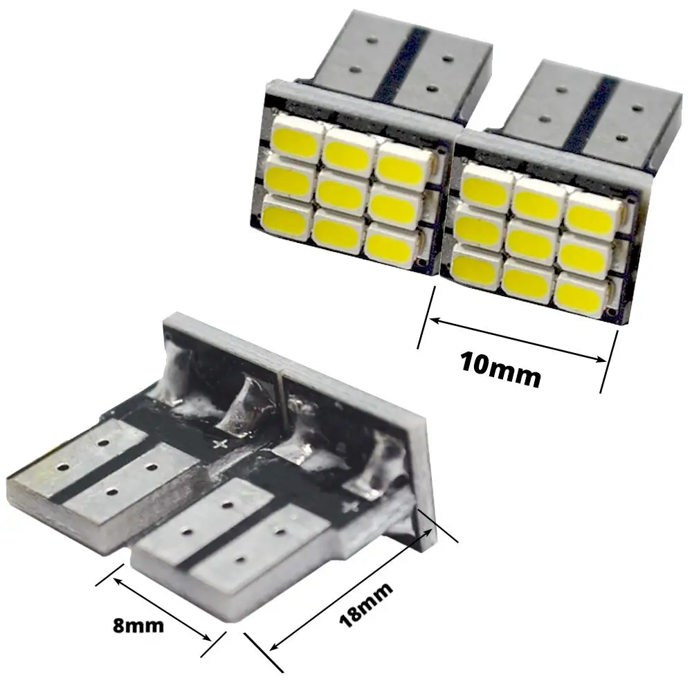 10X Авто Стайлинг белый 1206 9SMD светодиодный маркер резервная лампочка интерьерные