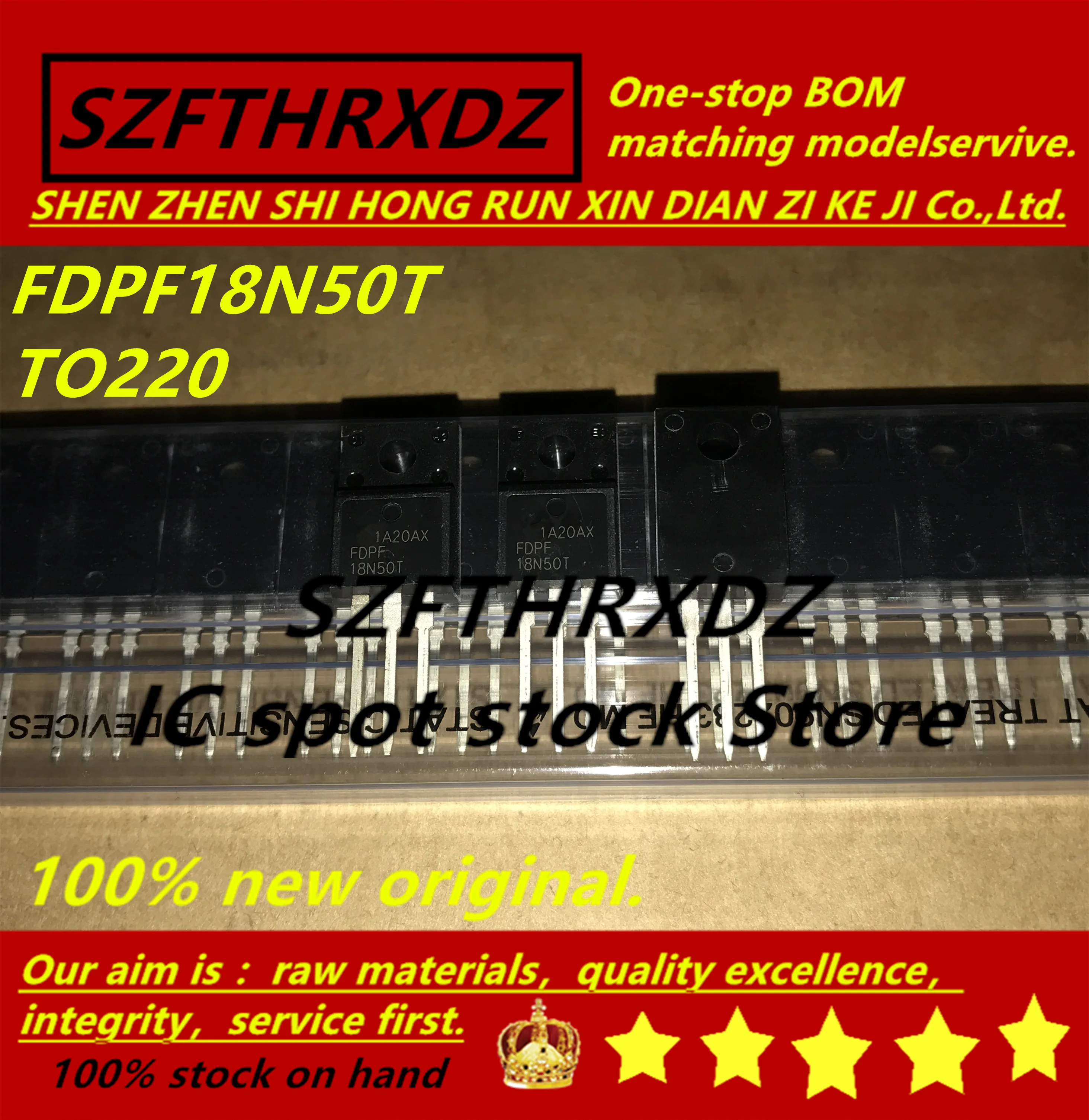 SZFTHRXDZ 100% Новый оригинальный (10 шт.) FDPF18N50T 18N50T TO220|Индукторы| |