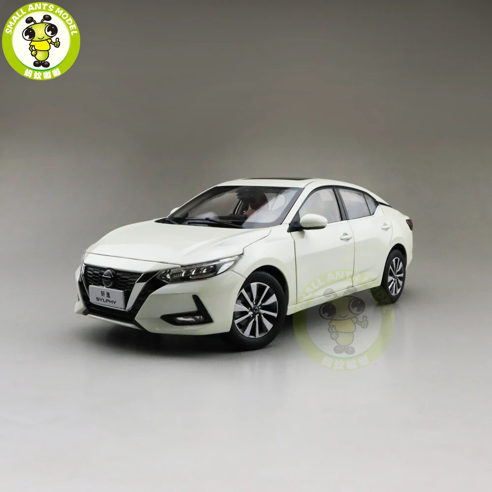 1/18 Nissan SYLPHY автомобиль из литого металла модель игрушки Дети Подарки для мальчиков и девочек белый