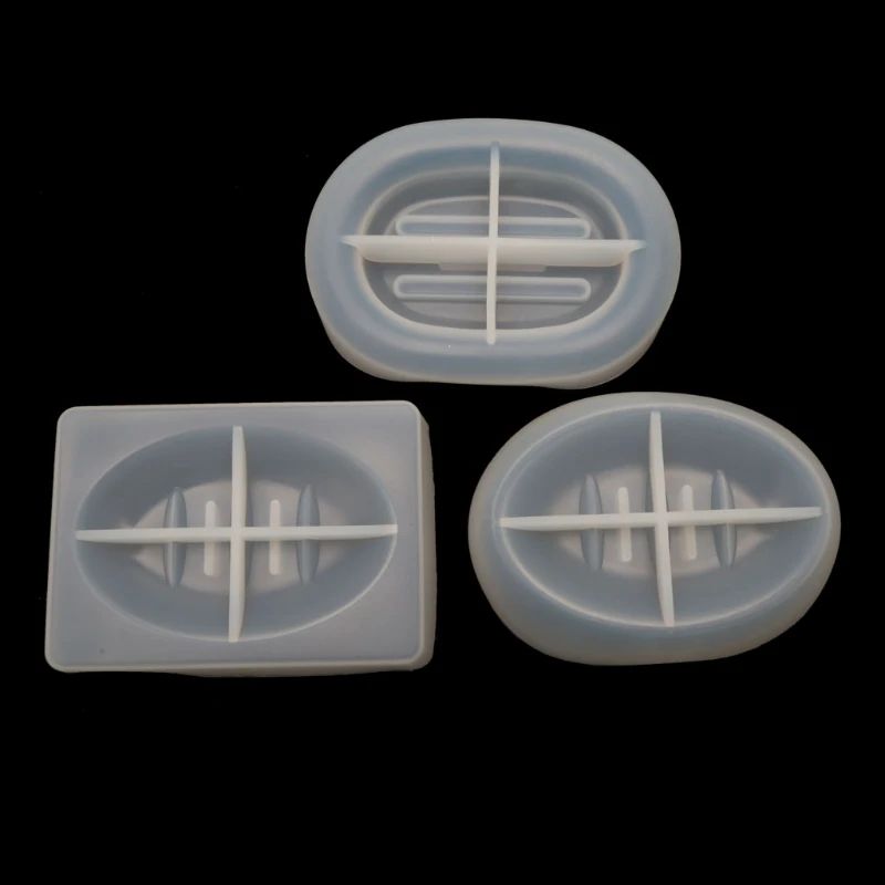 

Handmade Soap Box Silicone Mold Soap Dish Tray Resin Casting Mold Epoxy Resin Ring Dish Holders Resin Soap Tray Molds