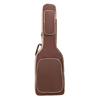 quality electric guitar case gig bag double straps pad 7mm cotton oxford fabric thickening waterproof guitar backpack