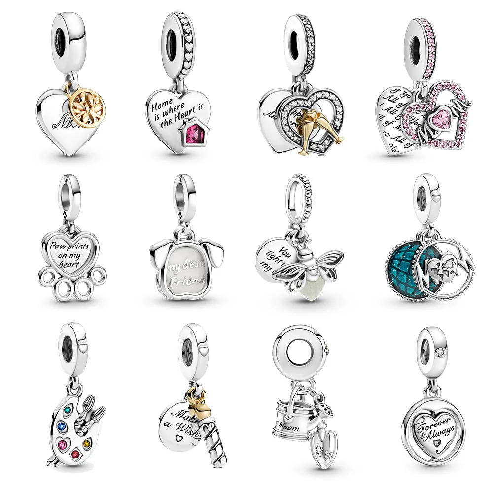 

Подвеска в виде сердца для браслета Pandora, из серебра 925 пробы