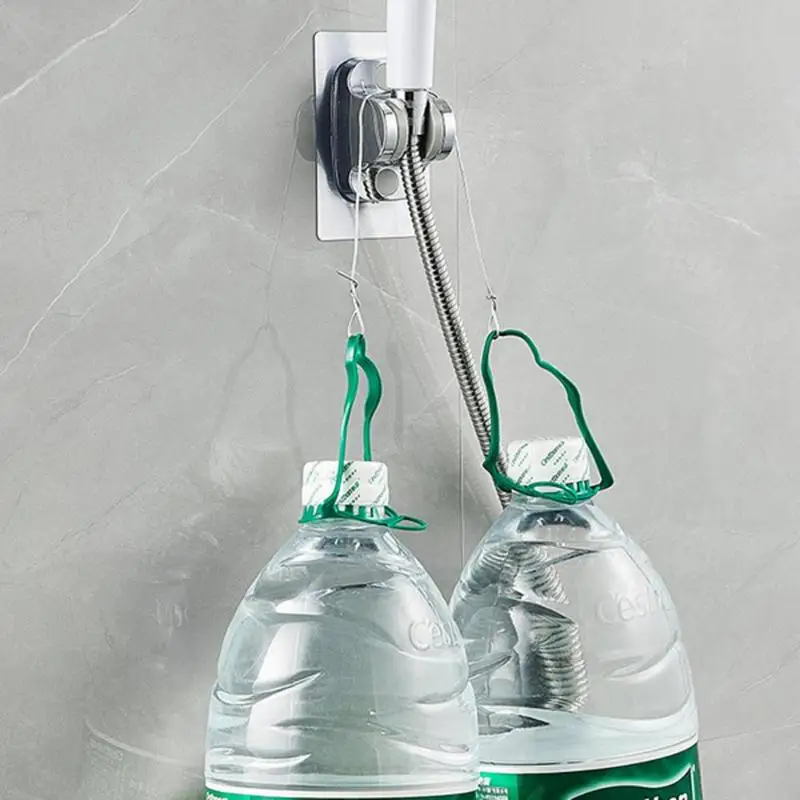 

Bathroom Shower Head Holder Adjust No Drilling Bracket Mount Accessories Shower Bathroom Q2R3