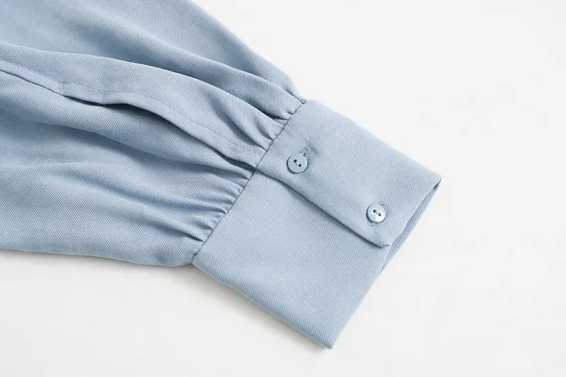 ZA женское осеннее платье длиной до колена 2019 новое рубашка с длинным рукавом и