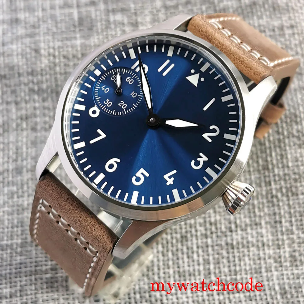 Часы мужские механические с сапфировым стеклом 42 мм ручным заводом 12 моделей |