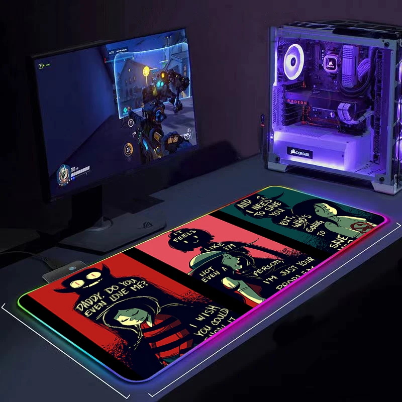 

Коврик для мыши с подсветкой клавиатуры и светодиодной подсветкой