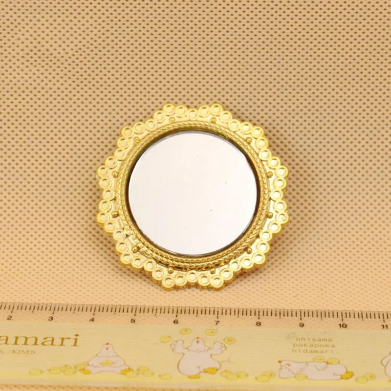 1pcs 1:12 кукольный домик Миниатюрные Мини стеклянные зеркальные аксессуары для кукол игрушки для нового коллекционного подарка - Цвет: 1pcs