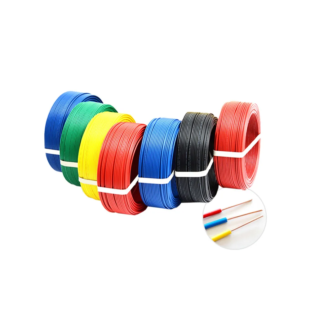 1 м 1мм2 медный сердечник мебель для дома провод Чистая медь огнестойкий BV