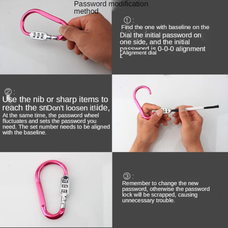 1 шт. замок-карабин для багажа | Обустройство дома