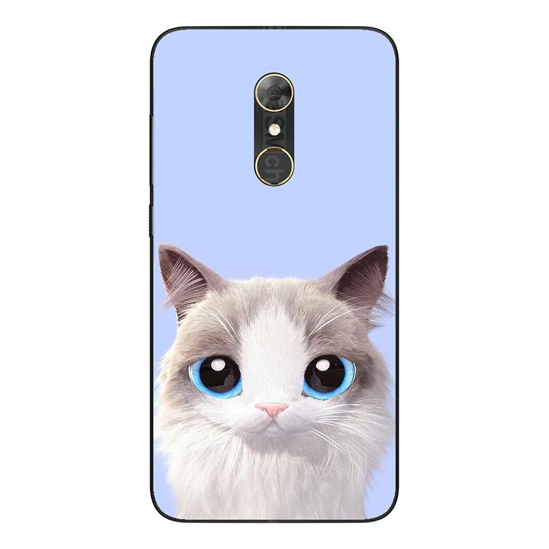 J18 Модный Мягкий Силиконовый ТПУ защитный чехол для Alcatel One Touch A7 5090Y 5," с принтом кролика кота, крышка с пейзажем, задняя крышка для телефона - Цвет: J18