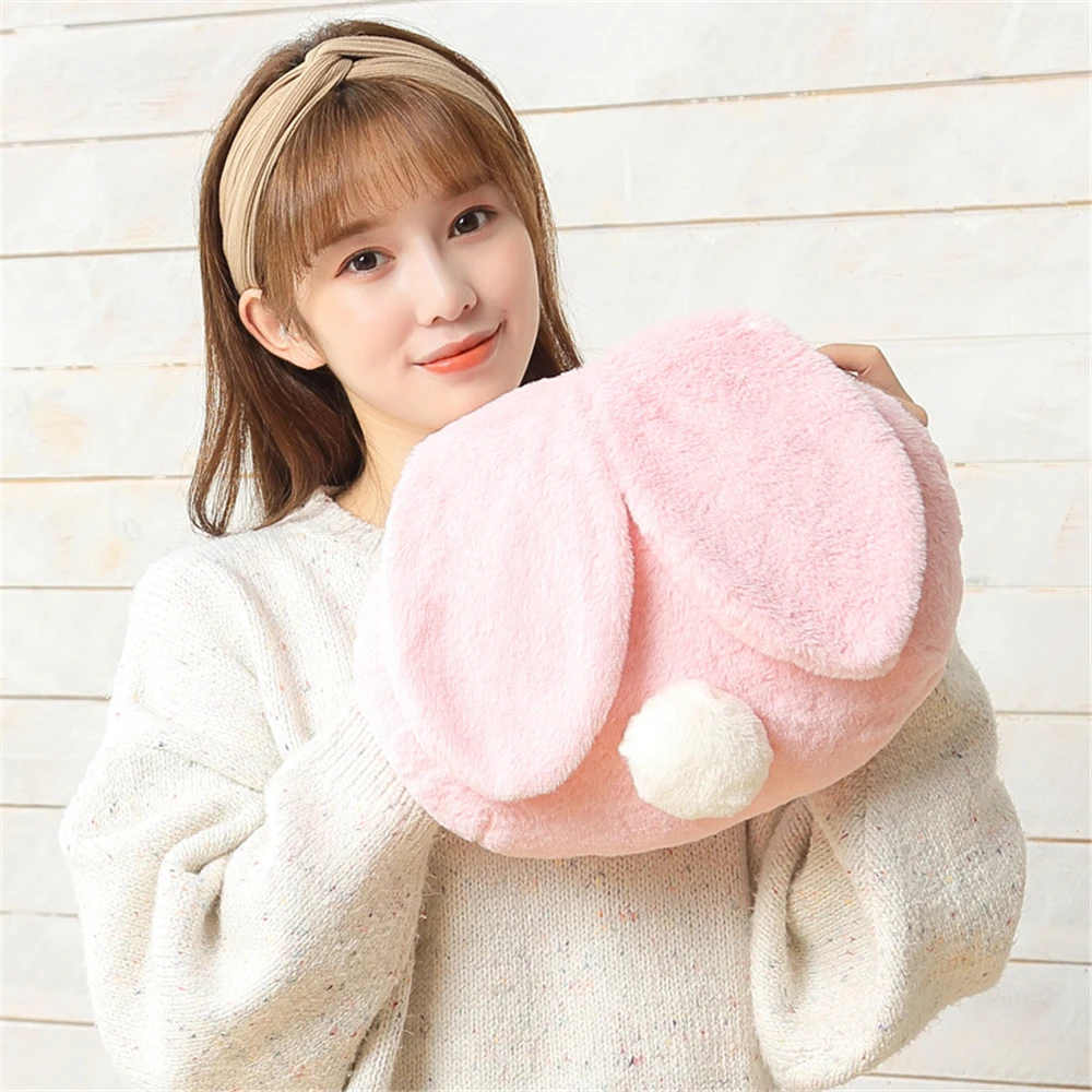 Saim Милая бутылка для горячей воды мультяшная фланелевая перезаряжаемая