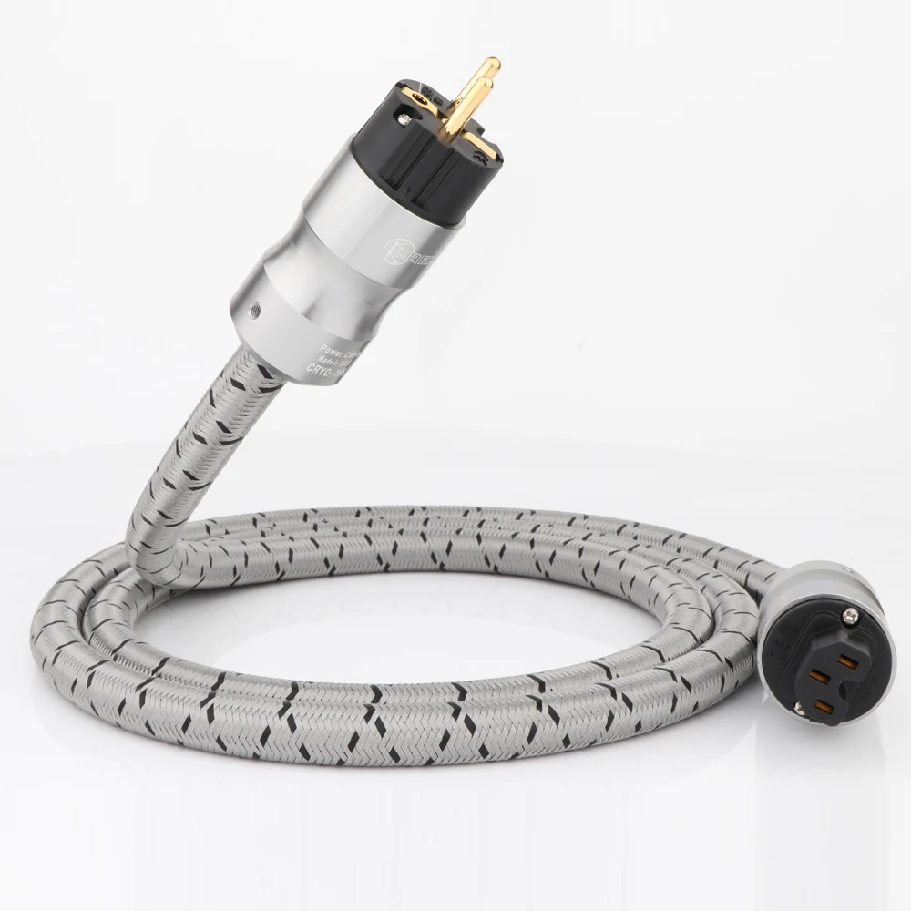 

JP KRELL CRYO-156 US AC Power Cord Power Cable hifi American Standard Audio CD Amplifier Amp US Power Cables EU US Plug Power