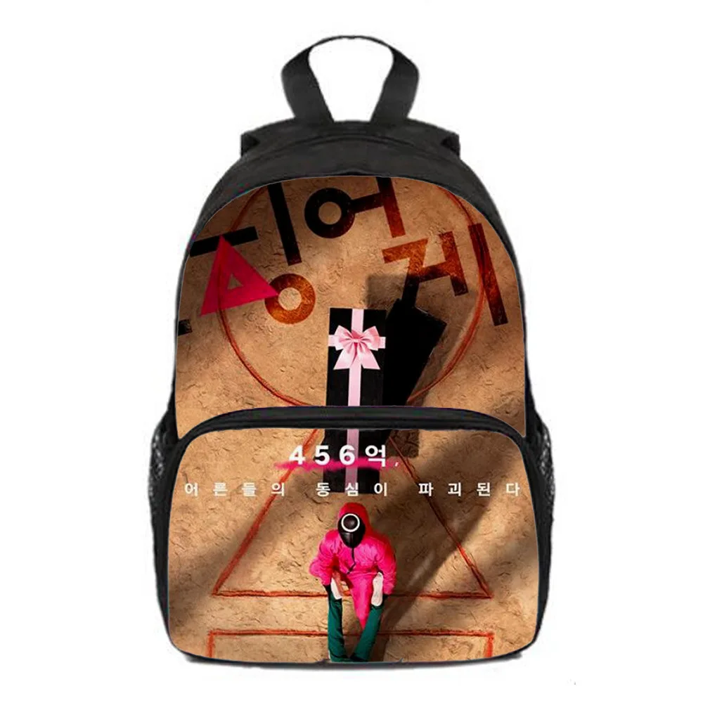 Большой Школьный рюкзак для девочек и мальчиков с принтом 6 кальмаров | Багаж