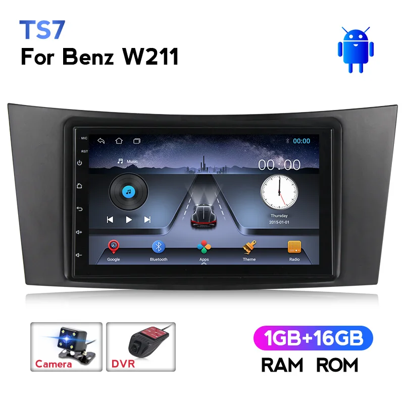 Автомобильный dvd-плеер на основе Android MEKEDE 2 din для Mercedes Benz E-class W211 E200 E220 E300 E350 E240 E270 CLS