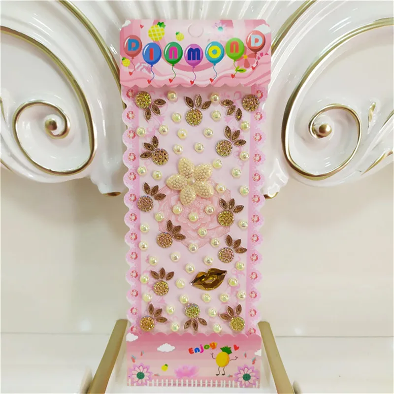 Красочные Стразы Морская звезда наклейка с цветком Diy Ювелирные изделия ананас