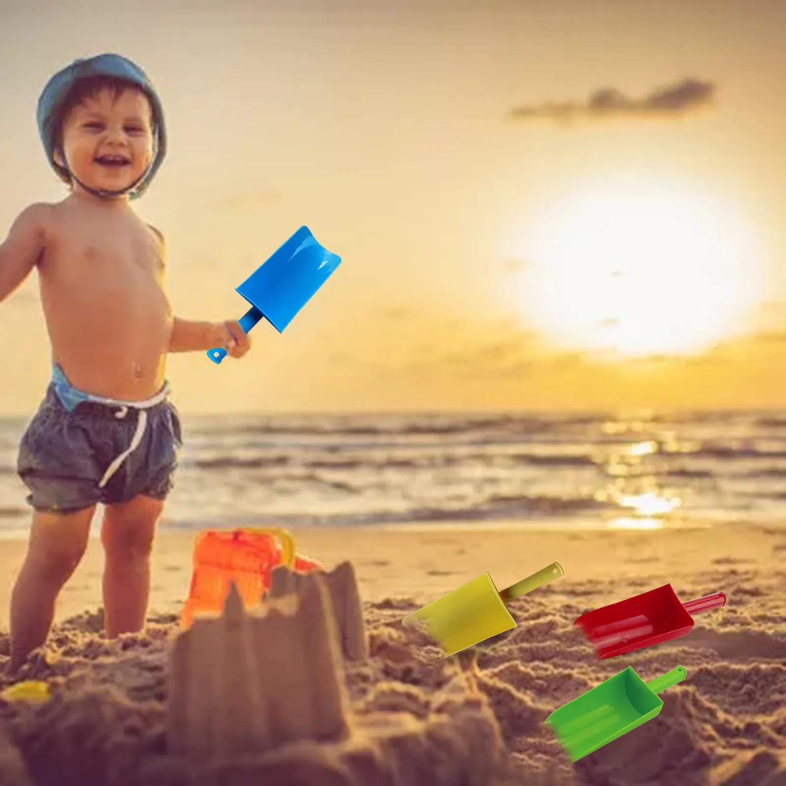 

Beach Toy Shovel Children's Beach And Snow Multi-Purpose Plastic Shovel High Quality Children's Outdoor Toys