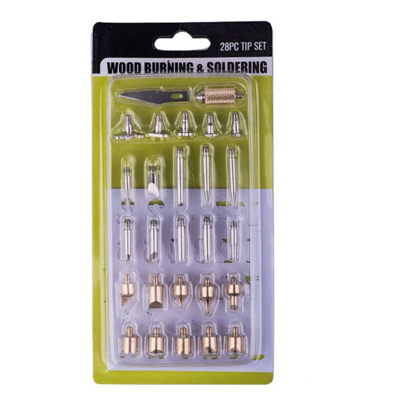 28 шт. насадки для паяльника советы и трафарет набор паяльников инструментов