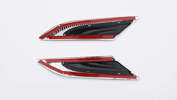 ABS хромированный боковой брызговик босветильник свет логотип крылья блестки