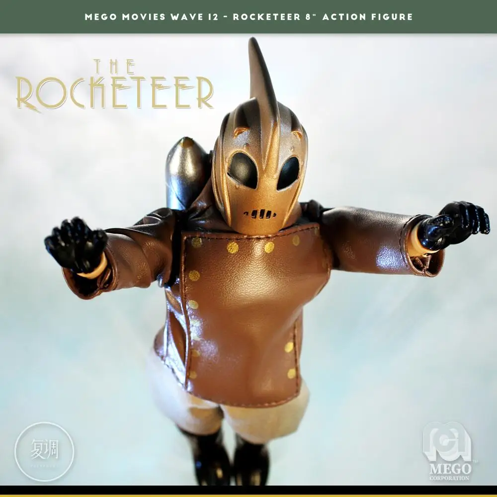 

Mego Rocketeer Movies and Tv Series Action Figure 8 Inch Pvc&cloth Collectible Halloween Gift Toys for Boys