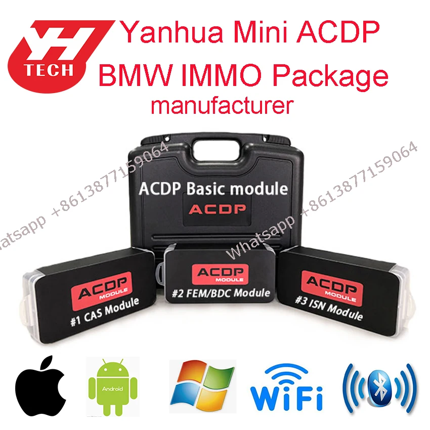Лучший инструмент! Yanhua мини ACDP IMMO посылка для BMW модуль на возраст 1 2 3 CAS3 \ + CAS4 FEM BDC