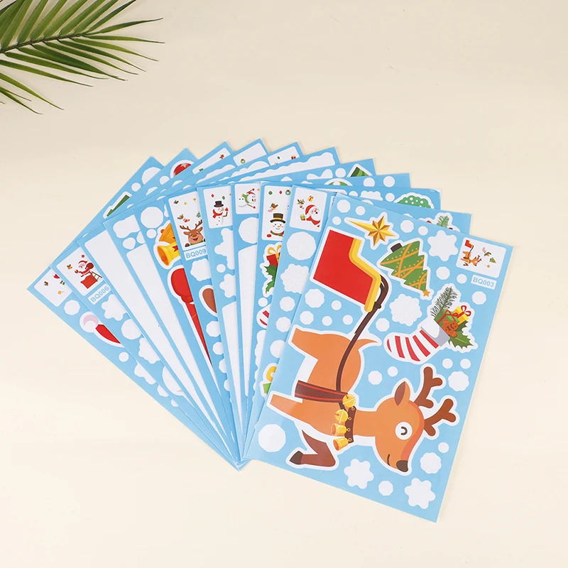 

Christmas Window Stickers Merry Christmas Decorations Santa Claus Wall Sticker