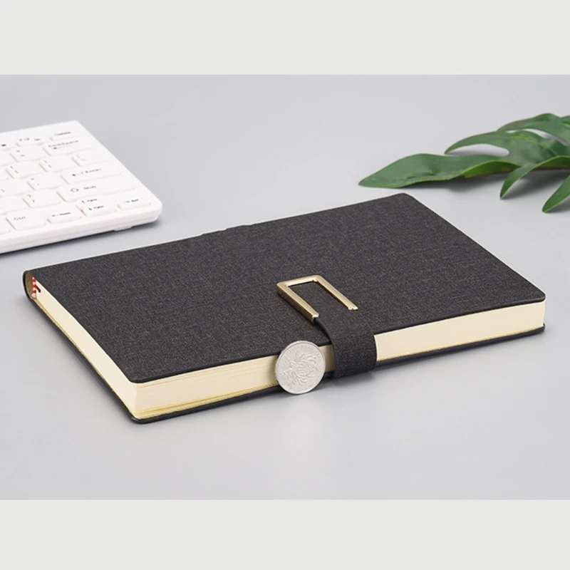 

Vintage A5 A6 PU Leather Business Journal Notebook Lined Paper Diary Planner Notepad with Buckle Stationery School Supplies