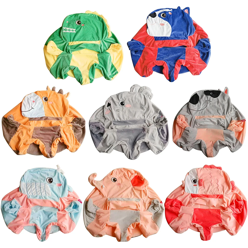 

Baby Sofa Support Seat Cover Cartoon Learning to Sit Feeding Chair no Filler Stuffed Doll Comfortable Baby Rest Seat Chair