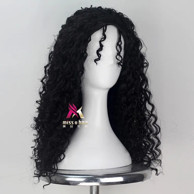 Женский парик на Хэллоуин готэль ведьма готель ролевая игра черные волнистые