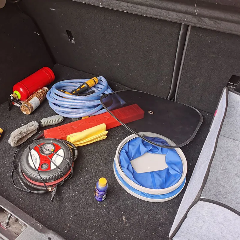 Автомобильный багажник Организатор ящик для хранения сумка шерстяной войлок