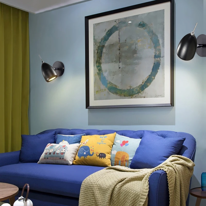 Современный простой вращающийся светодиодный потолочный светильник