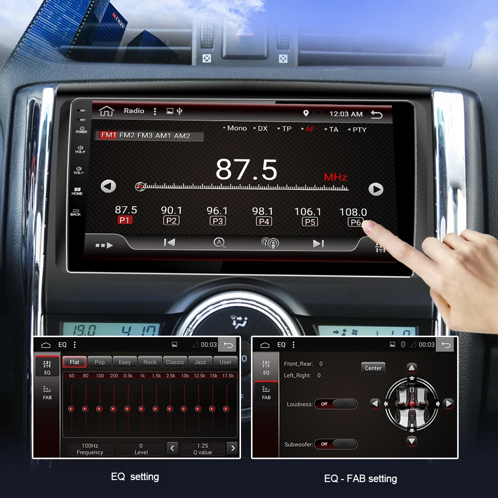 Eunavi 2 din Автомобильный Радио стерео Мультимедиа GPS для Toyota Reiz 2010 2017 2din головное