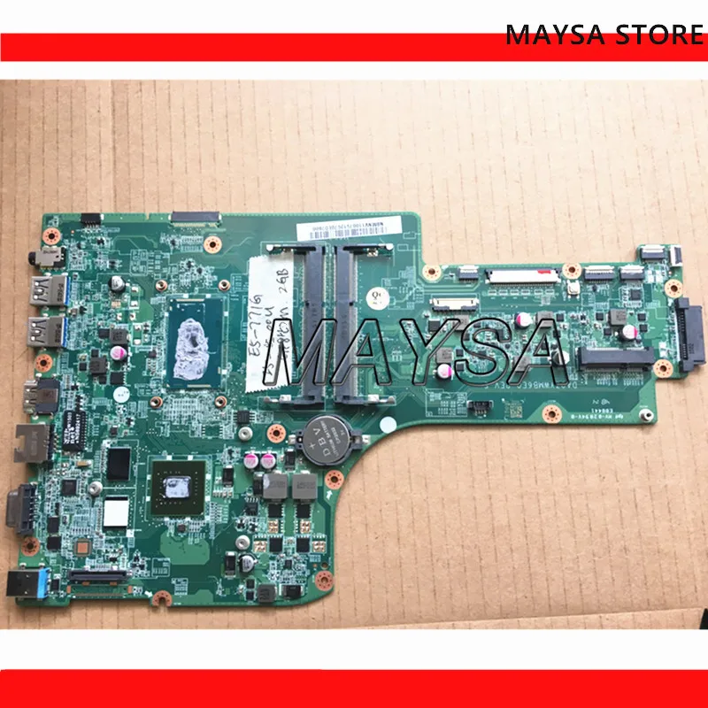 Материнская плата для ноутбука NB. MNW11.002 для acer для aspire E5-771G E5-771 материнская плата DA0ZYWMB6E0 REV: E с i3 полностью протестирована