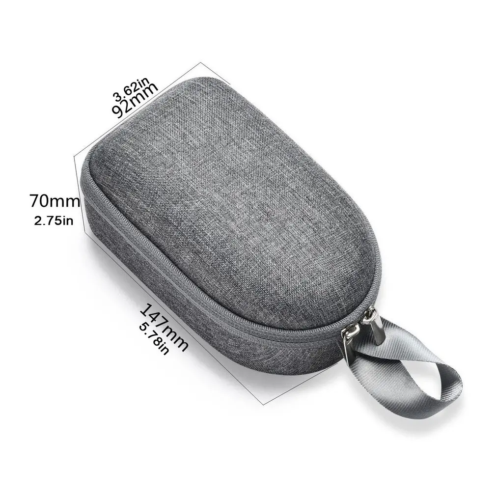 

Portable Square Earphone Case For Wireless Headphones Zippered Storage Bags Headset Boxes For Airpods Charging Cable Accessories