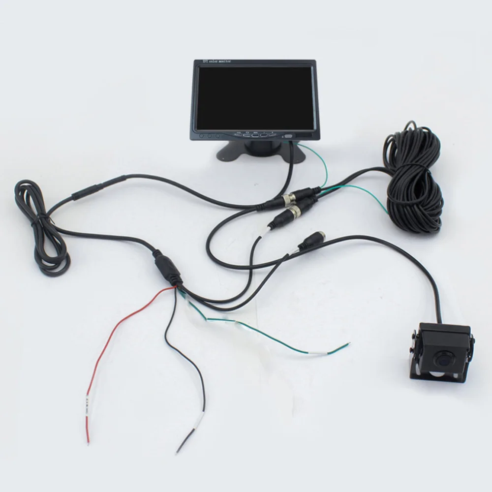 

7 Inches PZ612-AHD Monitoring System Dark Night Vision Back-up Imager Black