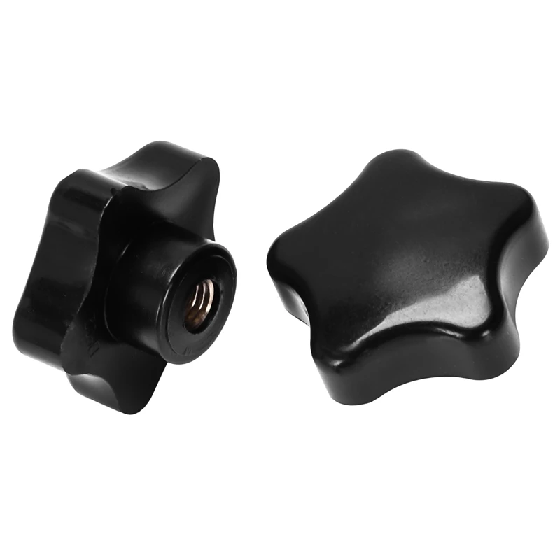 Черный золотой пластик M8 8 мм резьба в форме звезды гаечный ключ гаечные ключи 2 шт