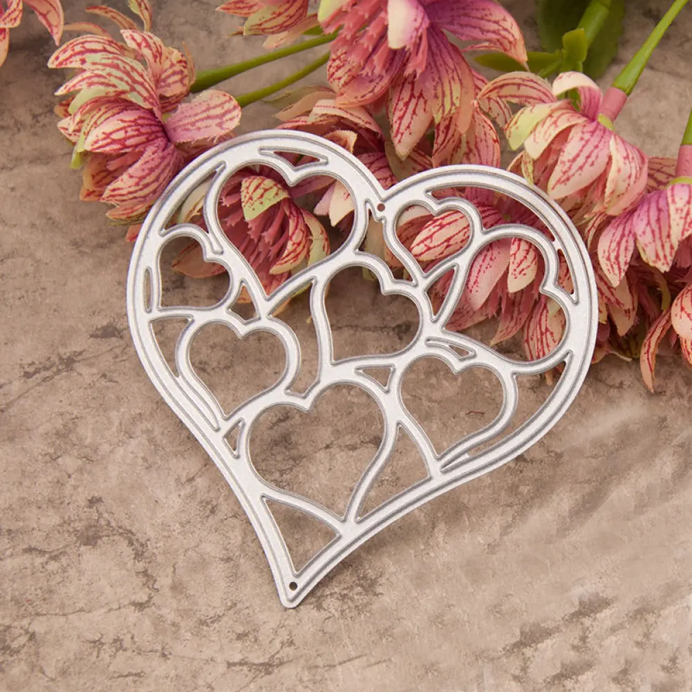 

2020 NEW Heart Metal Cutting Dies Stencil Scrapbooking Photo Album Card Paper Embossing Craft DIY