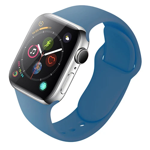 Силиконовый ремешок для Apple Watch 38 мм 42 мм спортивный браслет резиновый ремешок для Iwatch 5 4 44 мм 40 мм для Apple Watch 3 2 1 - Цвет ремешка: color 12