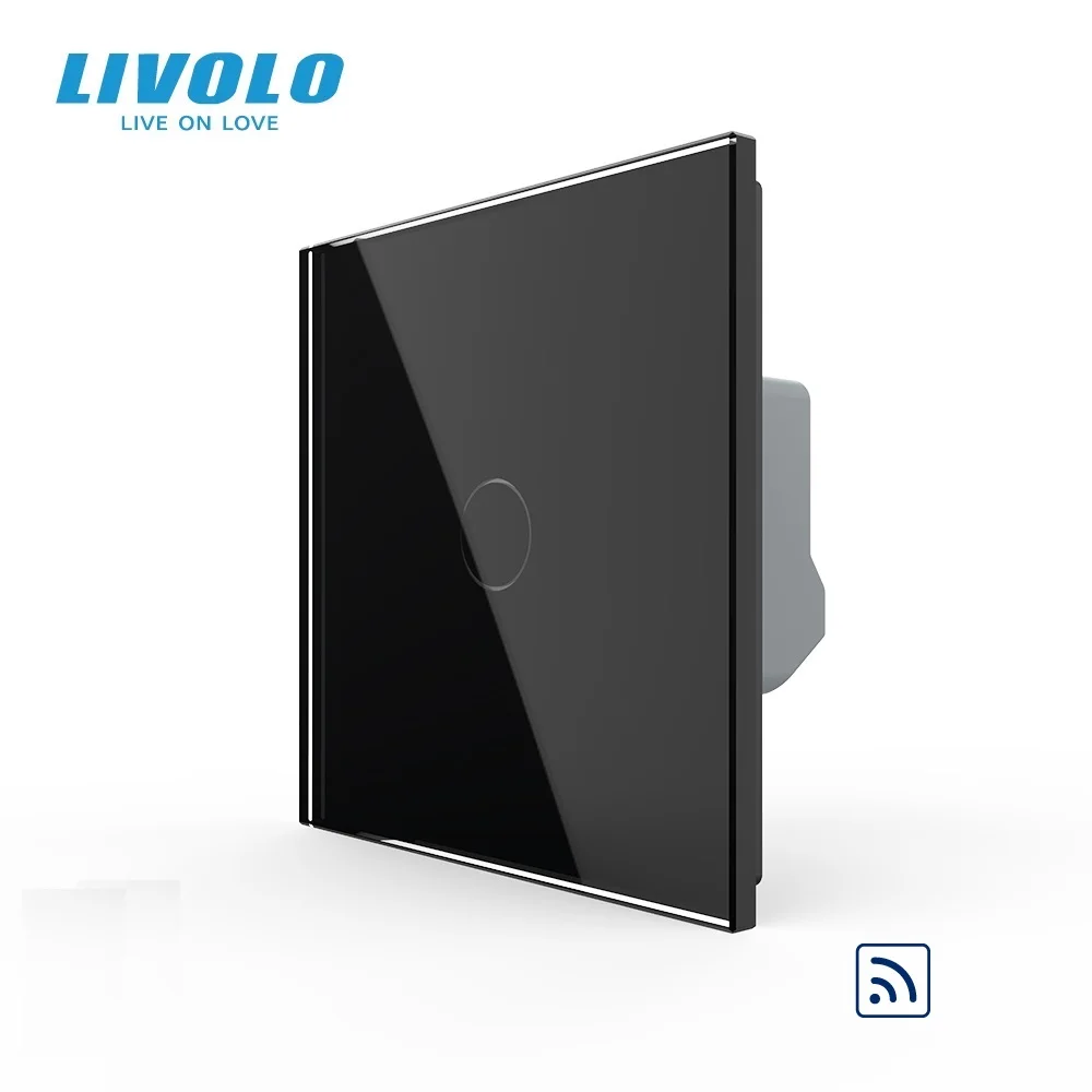 Выключатель Livolo настенный евростандарт 110-250 В 1 клавиша | Обустройство дома