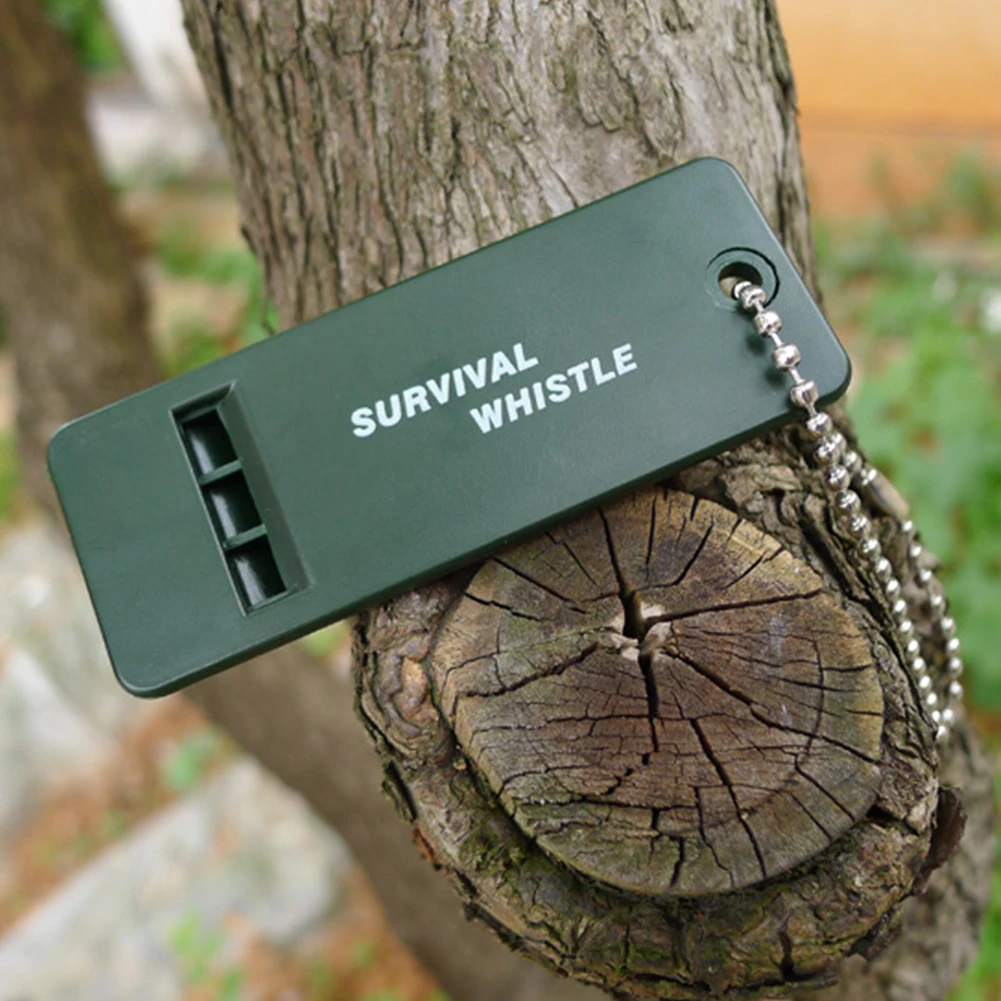 

Rescue Survive signal sound Whistle camp hike outdoor emergent sport referee first aid kit decibel lifesave soccer baseball