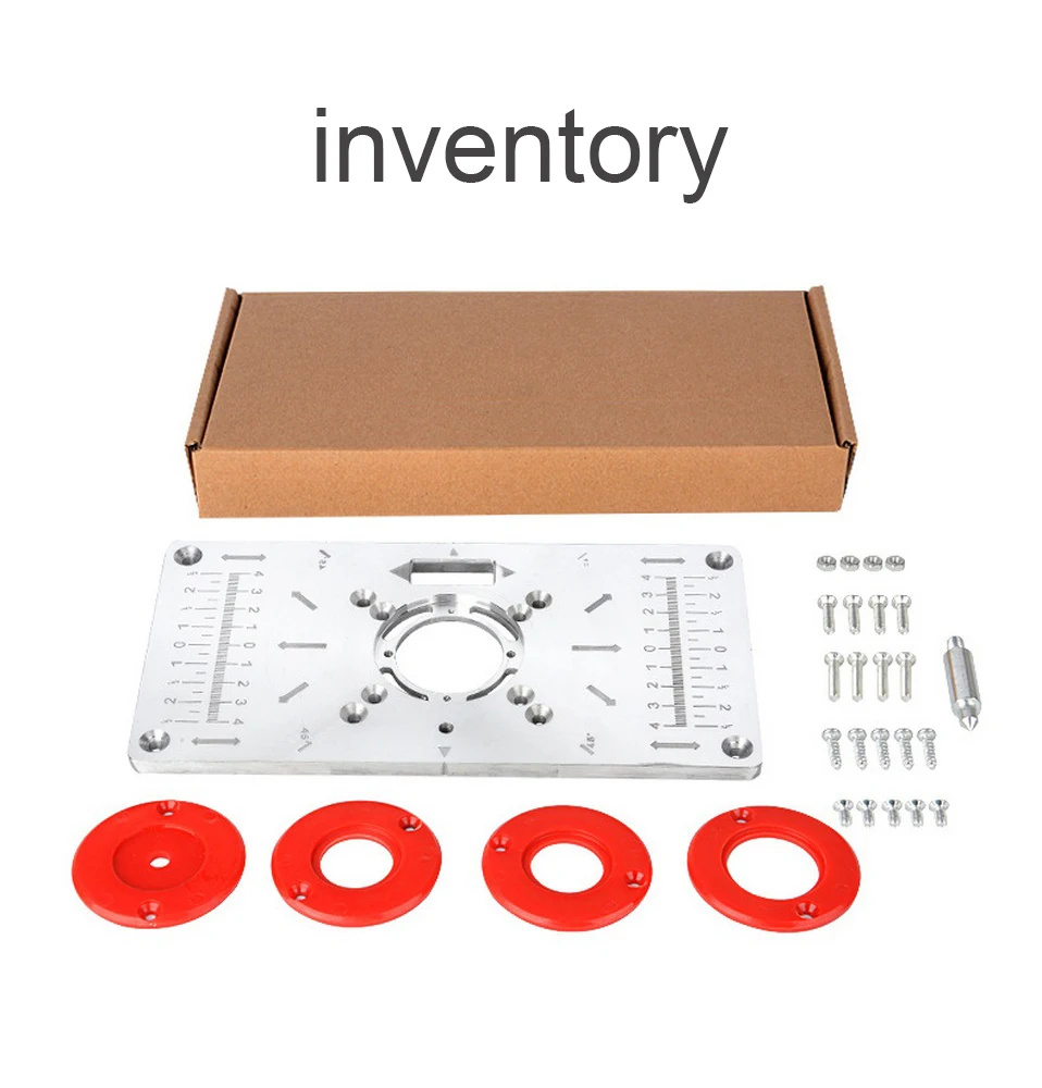 

Multifunctional Aluminum Router Table Plate Trimming Engraving Machine Flip Board for Woodworking Benches