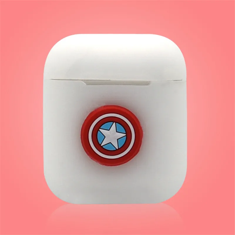 Marvel чехол для гарнитуры для Apple Airpods защитный чехол для airpods противоударный чехол coque capa