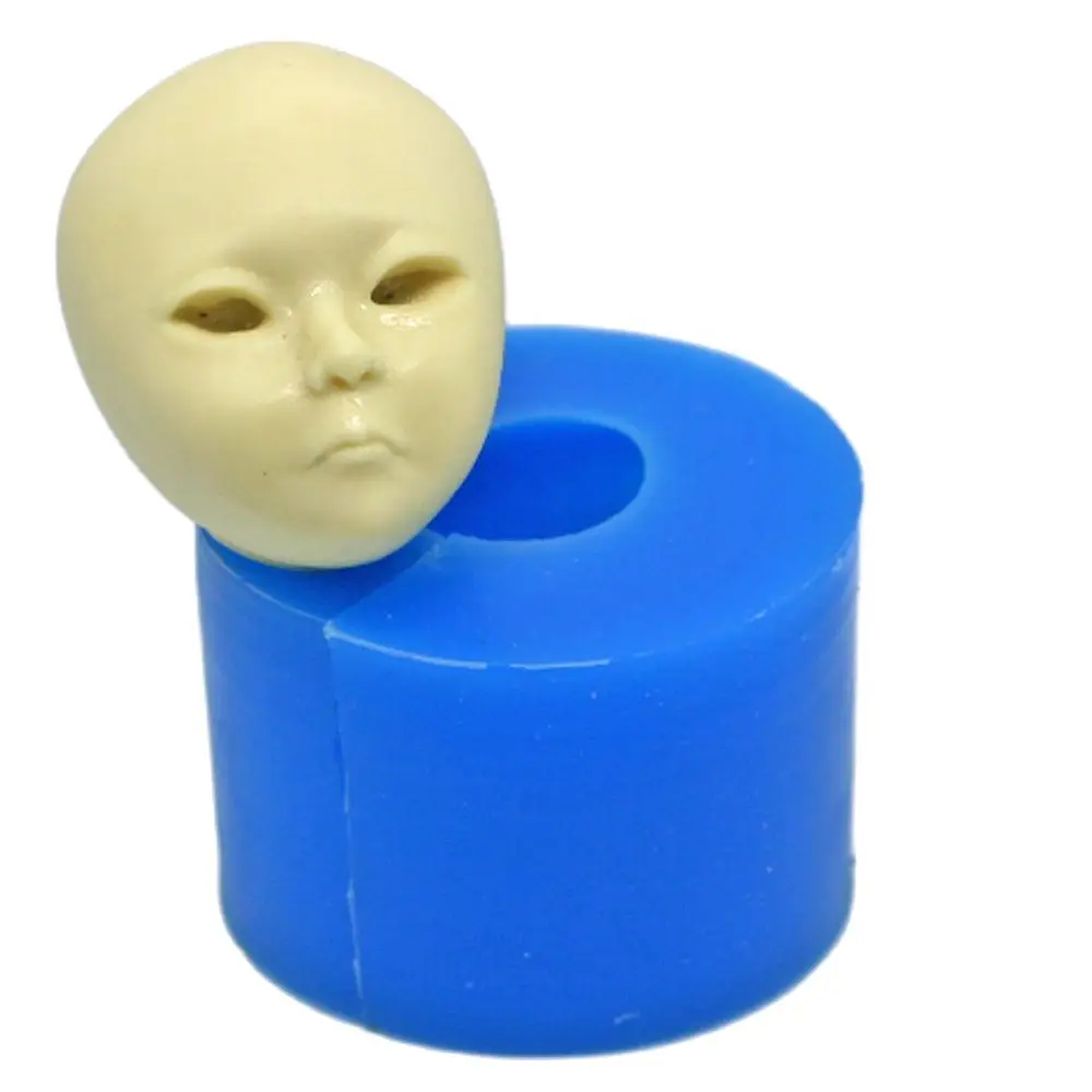 

3D Bald Silicone Mold Alien Planet Head Soap Candle Decoration Cake Baking Tool