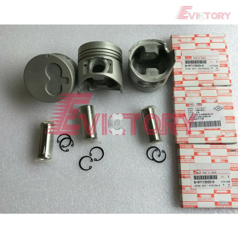 

For ISUZU excavator 3LD1 oversized piston and piston ring +0.50