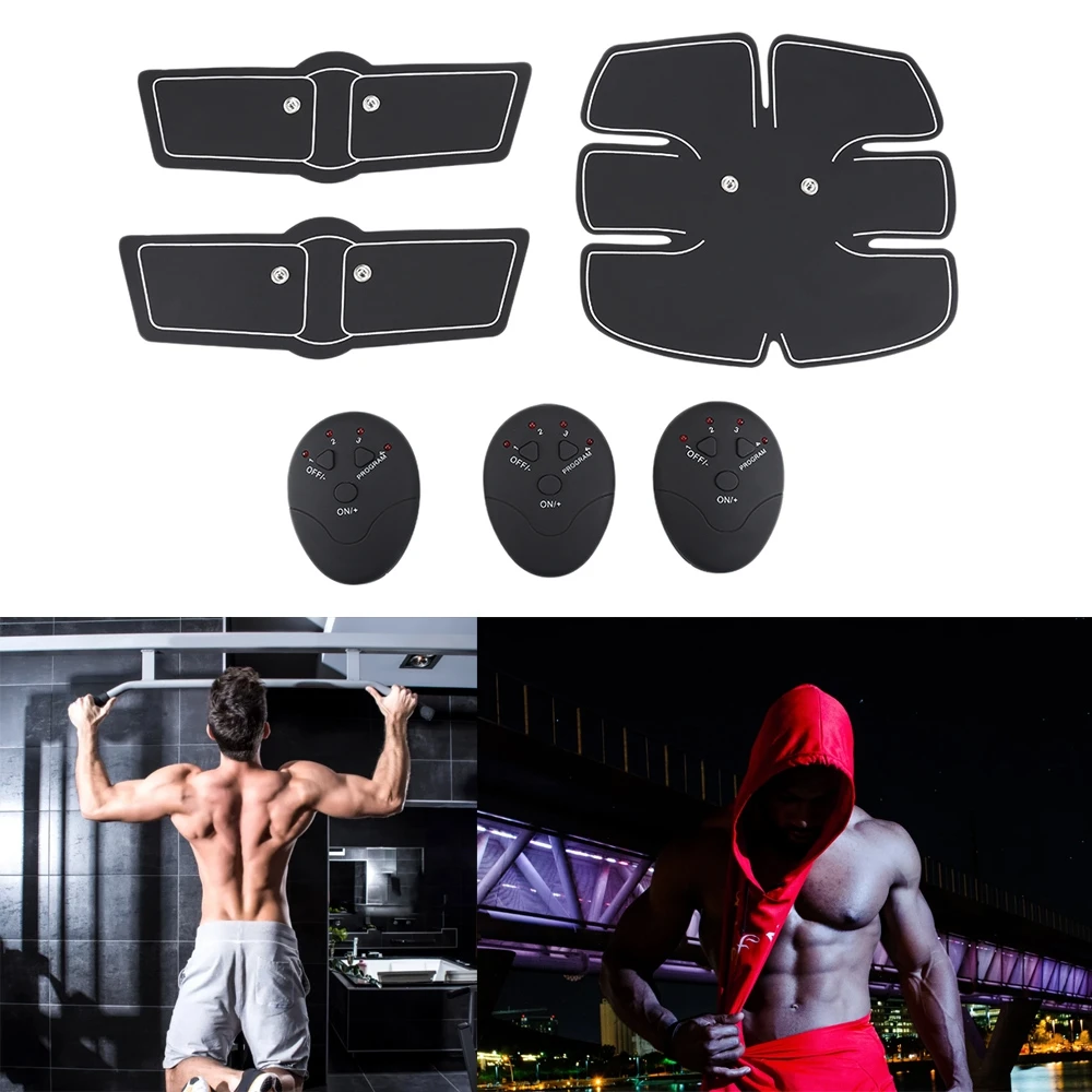 Брюшная машина Электрический стимулятор мышц ABS Ems тренажер тренажерный зал