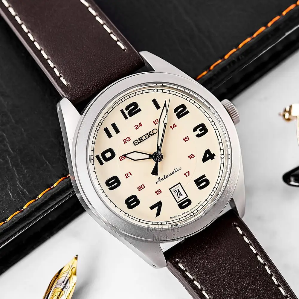 Часы seiko мужские спортивные водонепроницаемые до 100 м с датой для дайвинга SRPC87J1 |