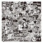 103050 шт. черно-белые готические граффити стикеры в европейском и американском стиле водонепроницаемая доска для скейтбординга оптом