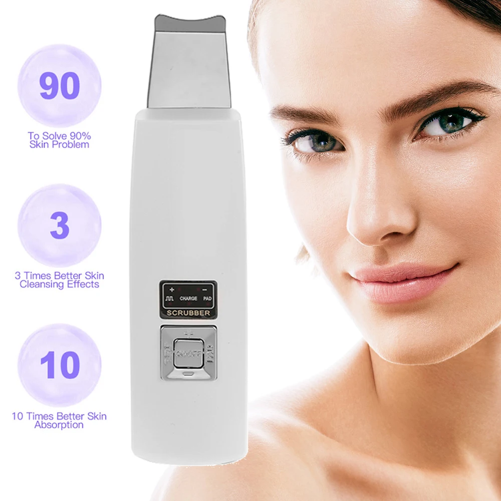 Ультразвуковая щетка для кожи USB лицо Глубокая чистка аппарат для удаления угрей уменьшает морщины и пятна Отбеливание лица лифтинг